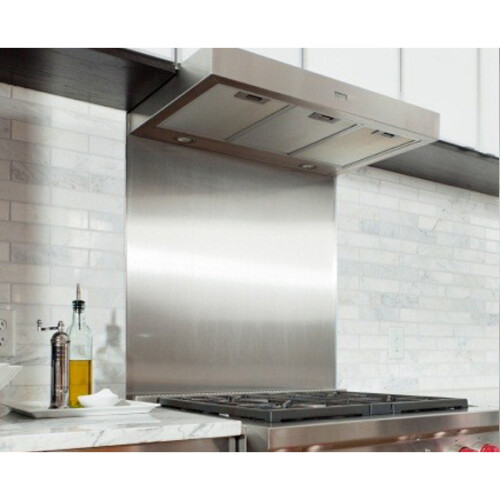 Satin Stainless Steel Splashback for Cooker Hobs on OnBuy