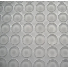 100 Clear Silicone Dots Rubber Feet Door Pad Bumper Damper Self Adhesive 10*3mm