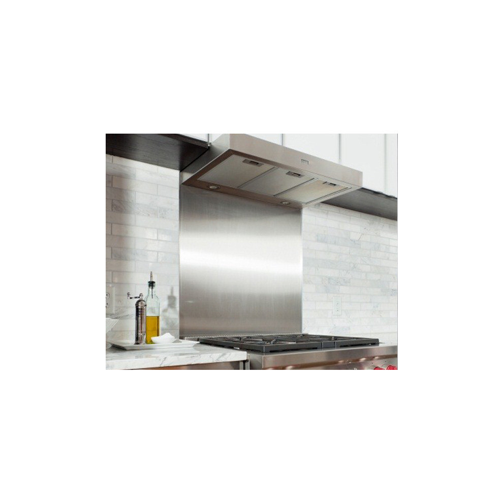 (1000 mm, 700 mm) Satin Stainless Steel Splashback for Cooker Hobs