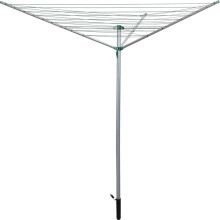 30m Rotary Washing Line 3 Arm Garden Clothes Dryer Airer Sturdy Robust HCL200