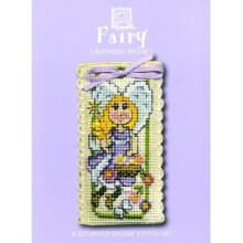 Fairy Lavender Sachet Cross Stitch Kit By Textile Heritage
