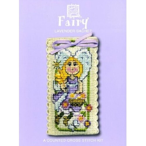Fairy Lavender Sachet Cross Stitch Kit By Textile Heritage