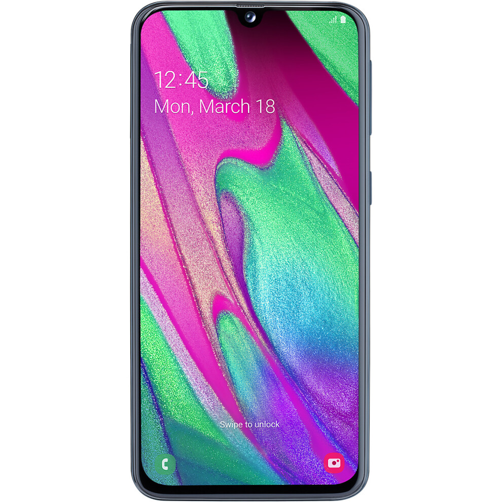 Samsung (Black) Galaxy A40 Single Sim | 64Gb | 4Gb Ram