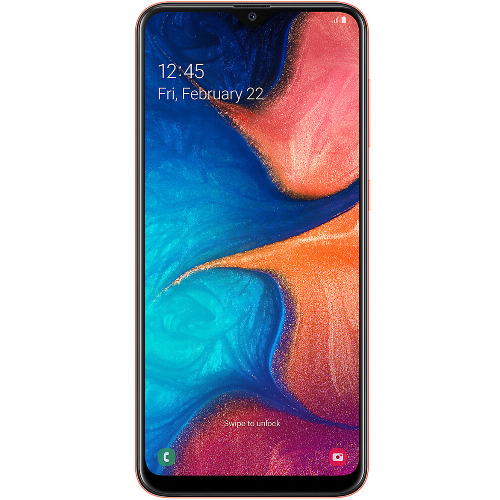 (Coral) Samsung Galaxy A20e Single Sim | 32GB | 3GB RAM