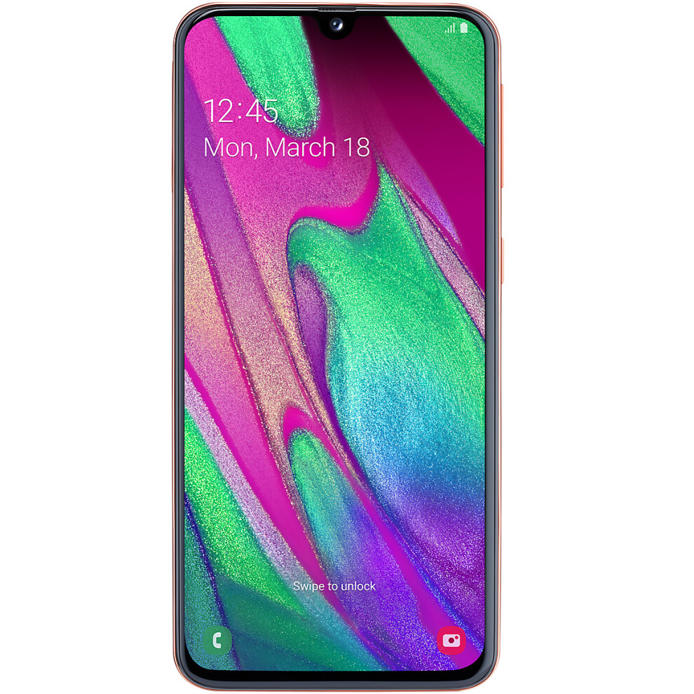 (Coral) Samsung Galaxy A40 Single Sim | 64GB | 4GB RAM