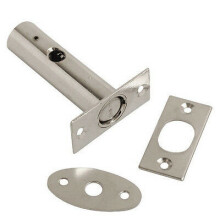 (Polished Chrome Rack Bolt Only) Door Rack Dead Bolt Sets with Spare Key
