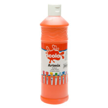 1 Pack - Scola AM600/22 Artmix Ready-mix Paint 600ml - Orange