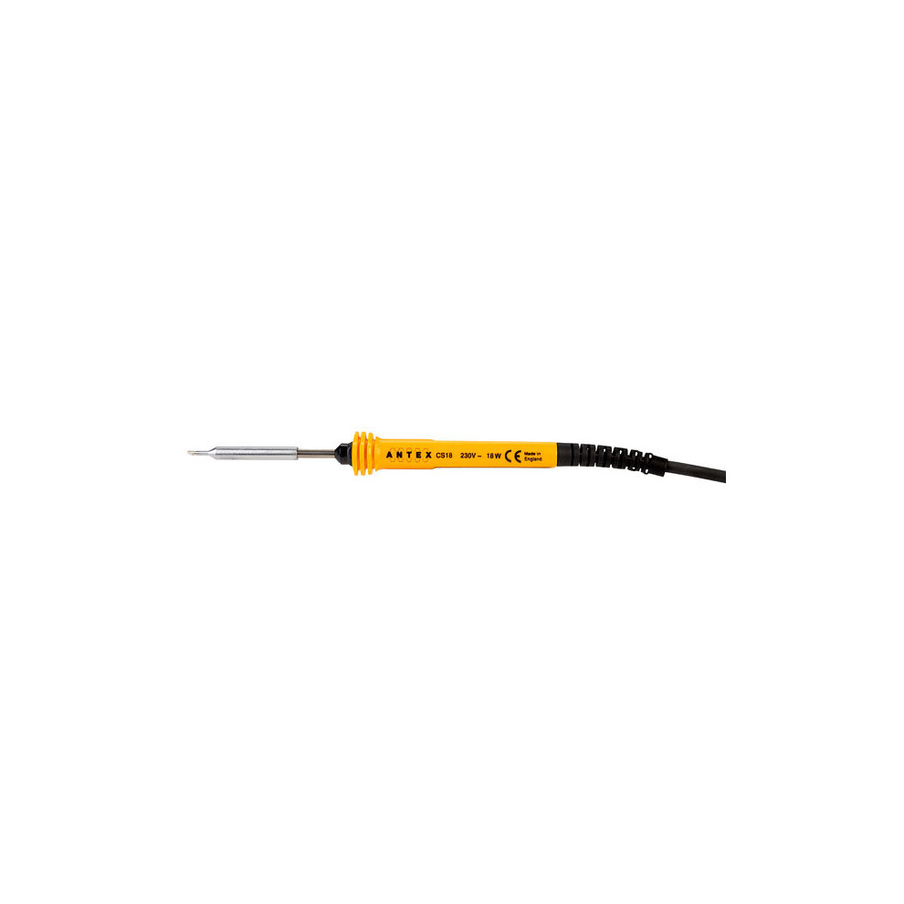 1 Pack - Antex S4844H8 CS18W 230V Soldering Iron With Silicone Cable