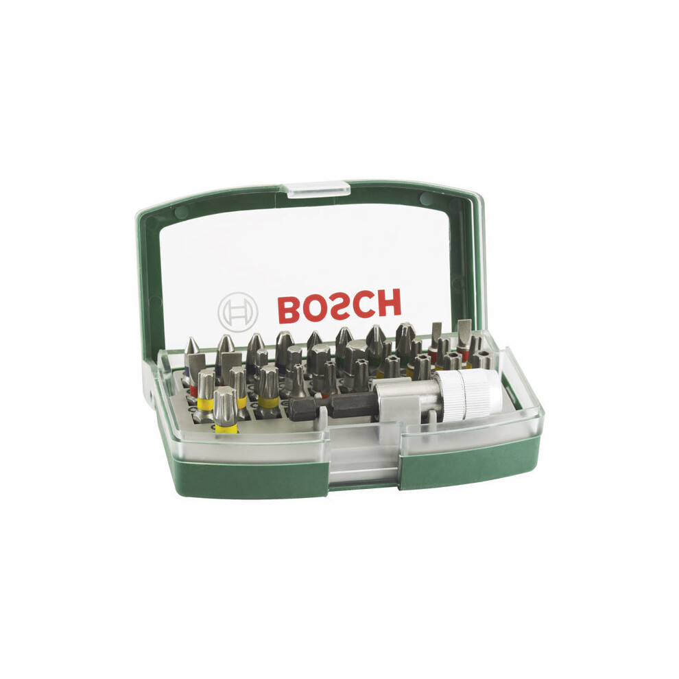 1 Pack - Bosch 2607017063 32-Piece Screwdriver Bit Set