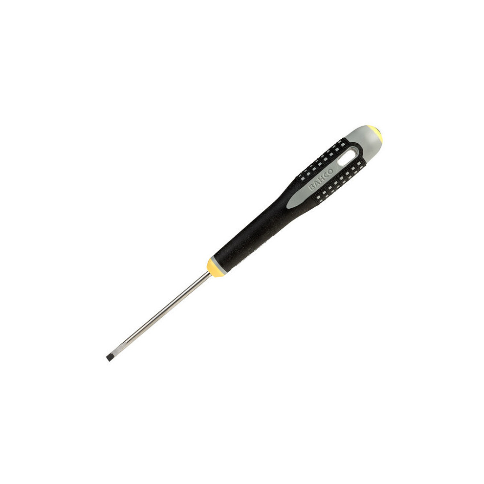 1 Pack - Bahco Ergo BE-8030 Flat Screwdriver 3.5 x 75mm