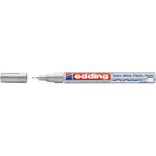 1 Pack - Edding 4-780-9-054 Extra Fine Bullet Tip Paint Marker E-780 Silver