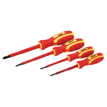 1 Pack - Rolson 28730 4pc VDE Screwdriver Set