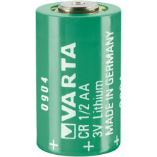 1 Pack - Varta CR1/2AA 3V 970mAh Lithium Battery Cell