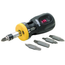 1 Pack - Rolson 28402 12 in 1 Stubby Screwdriver