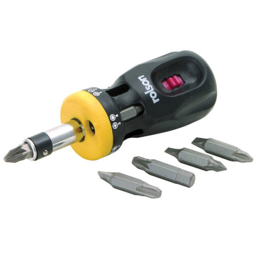 Rolson 1 Pack - Rolson 28402 12 in 1 Stubby Screwdriver