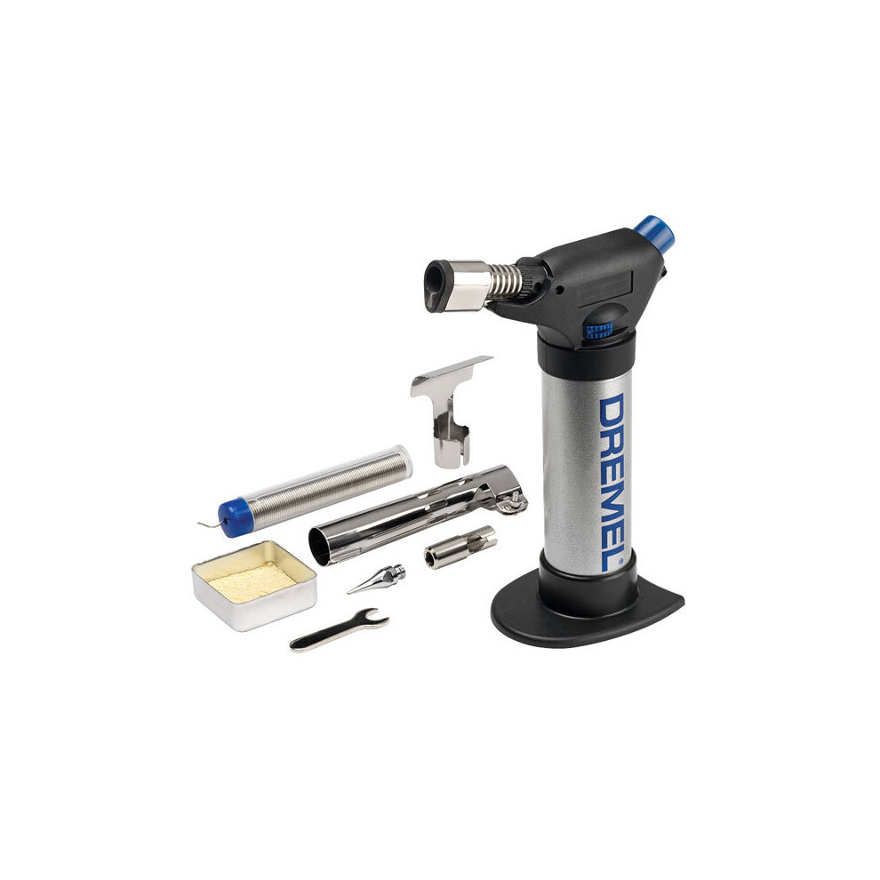 1 Pack - Dremel F0132200JA 2200-4 VersaFlame Gas Blow Torch + 7 Accessories