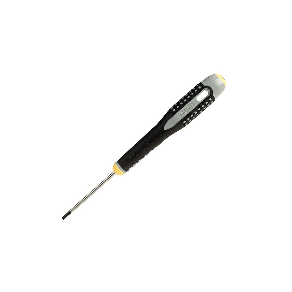 1 Pack - Bahco Ergo BE-8010 Flat Screwdriver 2.5 x 60mm