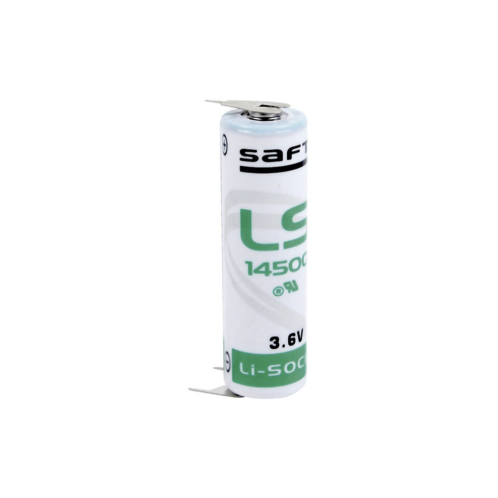 1 Pack - Saft LS145003PFRP AA Size 2600mAh Lithium Battery Cell 3.6V