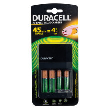 1 Pack - Duracell 5000394001459 Battery Charger with 2 AA & 2 AAA Batteries (CEF14)