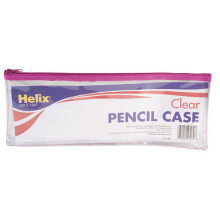 1 Pack - Helix M78040 Pencil Case Clear 30cm