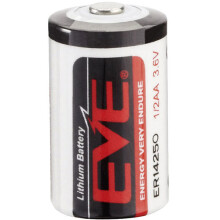 5 Pack - EVE ER14250 1/2 AA Size 1200mAh Lithium Battery Cell 3.6V 233703