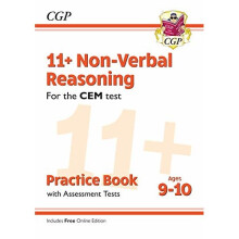 New 11+ CEM Non-Verbal Reasoning Practice Book & Assessment Tests - Ages 9-10 (with Online Edition) (CGP 11+ CEM)