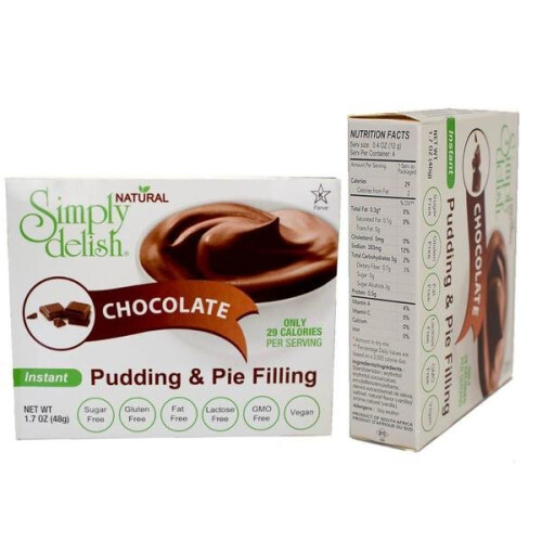 Natural Simply Delish, Βιολογική Αυτόματη Πουδέρα, Σοκολάτα, Без Ζαχαρί, 1.7 oz (48 g)