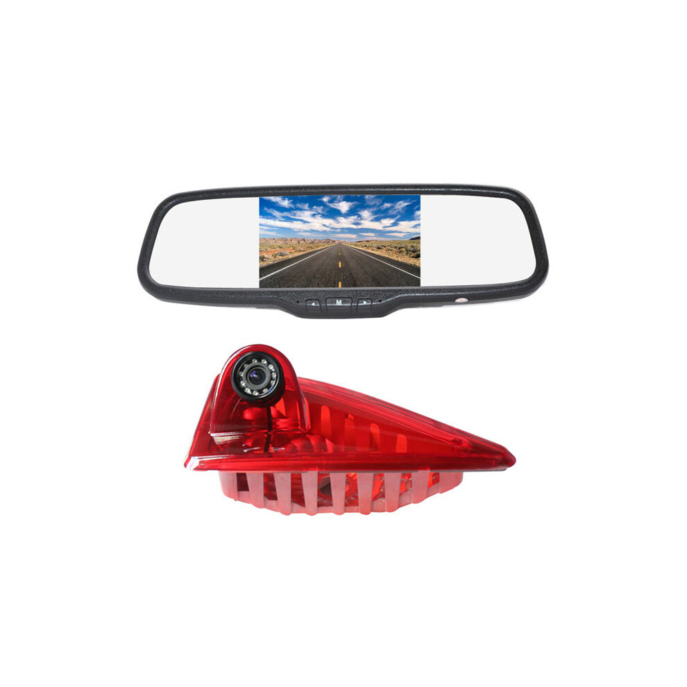 Vardsafe Brake Reverse Camera + Clip-On Rear View Mirror Monitor For Renault Master / Opel Vauxhall Movano (2010-2019) Light 8414745561702