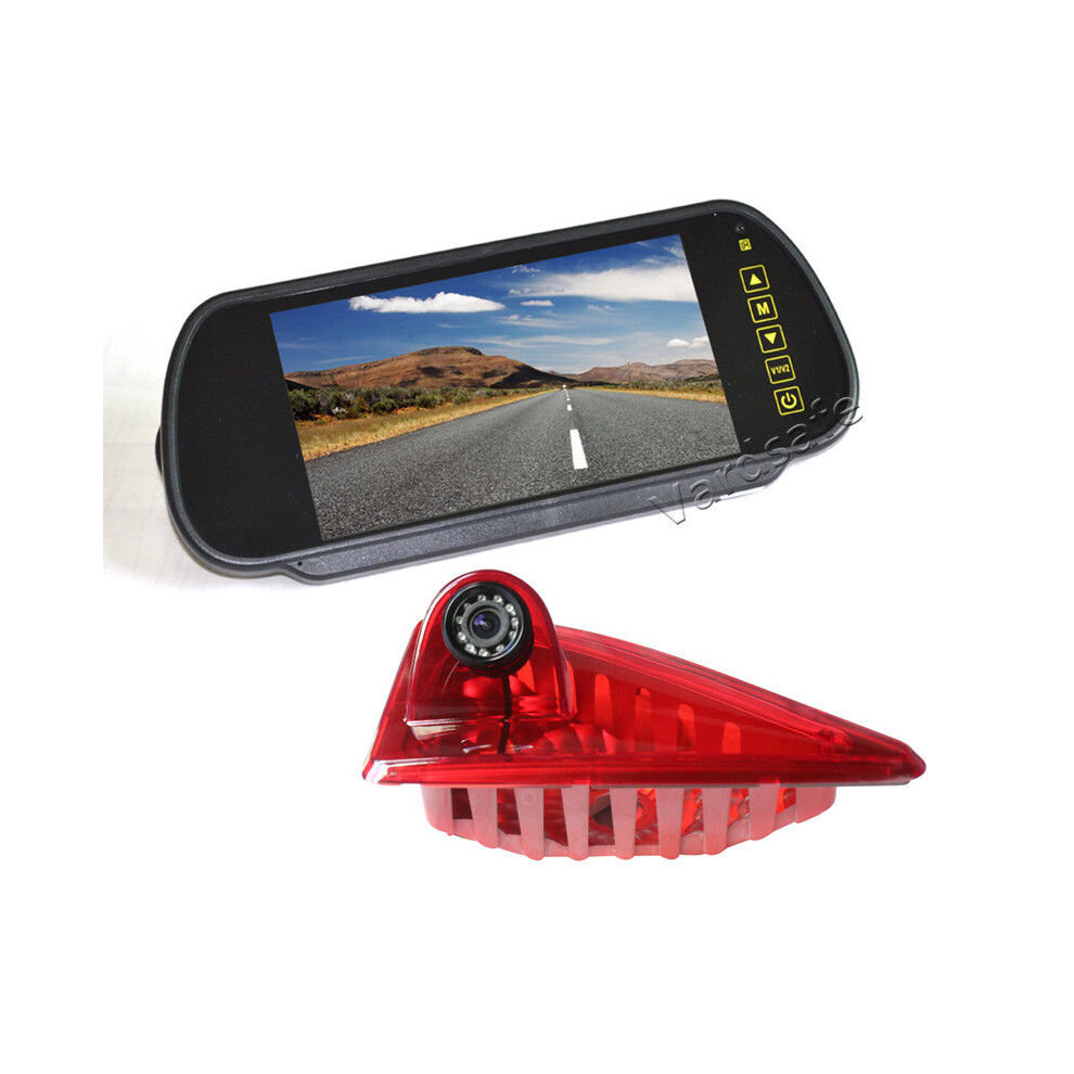 Vardsafe | Brake Reversing Camera + 7 Inch Clip-On Mirror Monitor For Renault Master / Opel Vauxhall Movano (2010-2019) Light 8414745561696