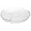 Pasabahce Glass Serving Bowl for Snacks, Dips, Tapas - 5 Compartments 5