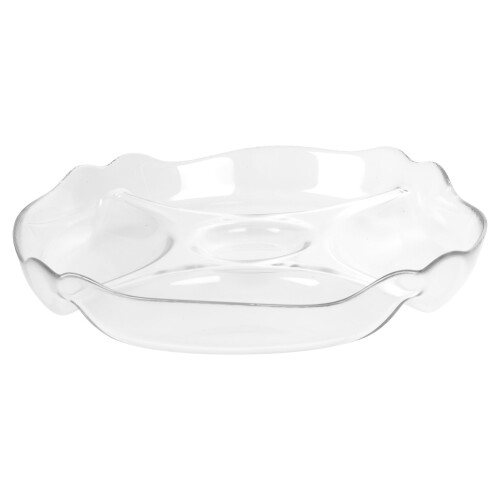 Pasabahce Glass Serving Bowl for Snacks, Dips, Tapas - 5 Compartments 2