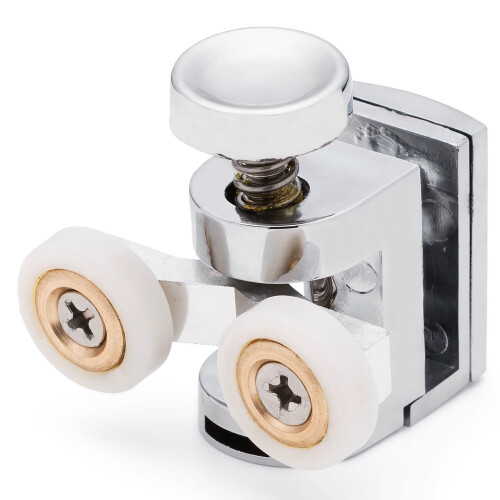 2 x B3 Bottom Shower Door Rollers/Runners/Wheels 18.2mm Wheel Diameter 1