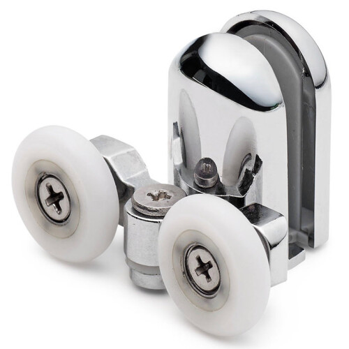 2 x Bottom Double Shower door Rollers /Runners/Wheels 23mm Diameter SP4