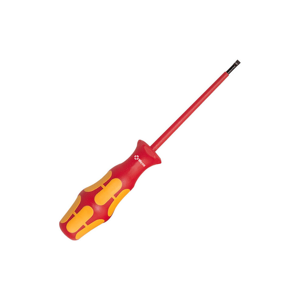 1 Pack - Wera 05006105001 160 i Kraftform Plus VDE Screwdriver Slotted 3.0 x 100mm