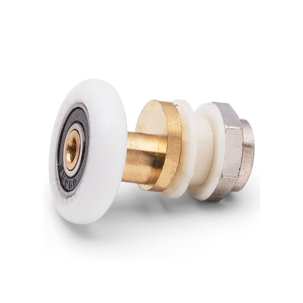 (27Mm) 2 X Shower Door Rollers/Runners/Wheels Wheel Diameter 19Mm, 23Mm, 25Mm Or 27Mm K041 5060363615605
