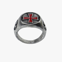 2017 Assassin's Creed Templar Ring for Men - Cosplay Game Jewelry, Desmond Miles & Connor Kenway, Antique Gold/Silver, Customizable, MPN-PHJQ