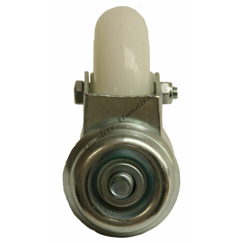 Parnells Furo de parafuso giratório de 75 mm e rodízios de nylon com freio, conjunto de 4 2