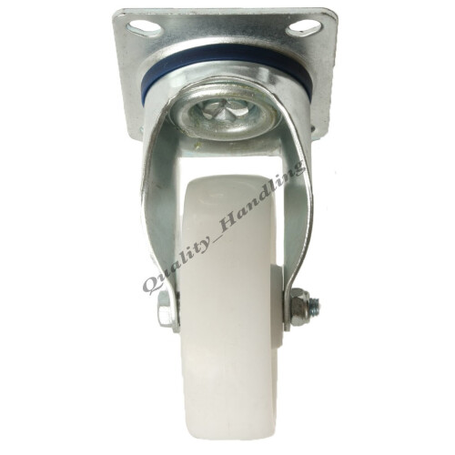 Parnells Rodízios de náilon de 100mm e 4" giratórios e com freio 150kg - conjunto de 4 2