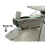 Parnells Rodízios de náilon de 100mm e 4" giratórios e com freio 150kg - conjunto de 4 10