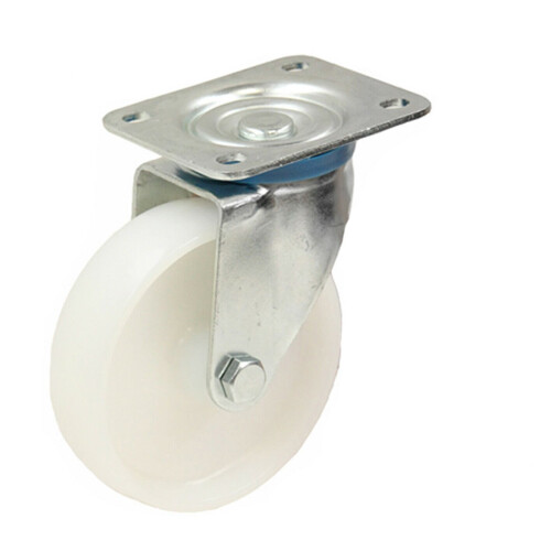 Parnells Rodízios de náilon de 100mm e 4" giratórios e com freio 150kg - conjunto de 4 1