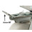 Parnells Rodízios de náilon de 100mm e 4" giratórios e com freio 150kg - conjunto de 4 9