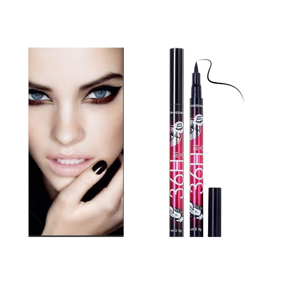 Black Hot Increased Eye1 Pcs Beauty Makeup Liquid Eyeliner Pen Long Lasting Waterproof Eye Liner Pencil Smudge-Proof Cosmetic