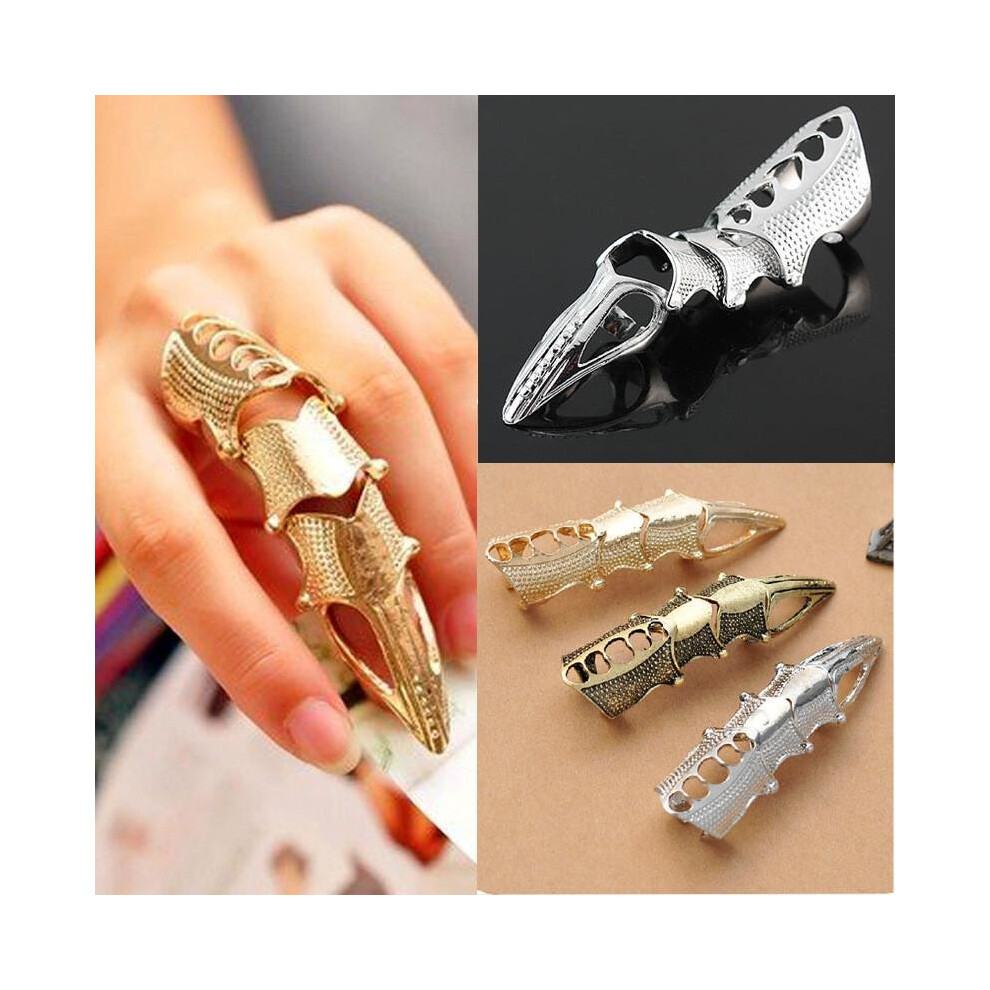 Bluelans Unisex Cute but Stylish Gothic Punk Joint Knuckle Full Finger Claw Ring