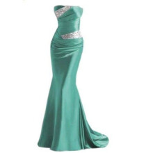 New Long Formal Beaded Mermaid Sweetheart Bridesmaid Dresses Party Gowns Wedding Prom Dresses Stock Size 6 8 10 12 14 16