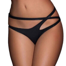 Women Bandage Open Crotch Crotchless Panties Thong  V-string Lingerie Underwear