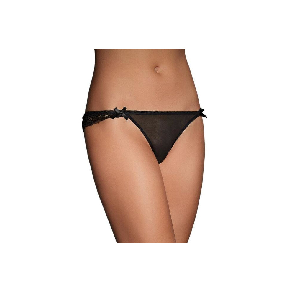 Black Sexy Lace Lady Briefs Lingerie Knickers G-String Thongs Panties Underwear