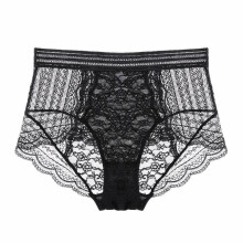 Sexy Mousse New Hot Mid-Rise Cotton Ladies Briefs! Sexy Transparent Luxury Lace Panties Plus Size S M L