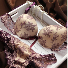 Brand New 2017 French Romantic Brand Lace Bra Sets Sexy Women Underwear Set Push Up BC Bra and Panty Set seamless lingerie set