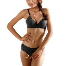 Women\'s Sexy Bra Set Ultra-thin Bra Brief Sets Plus size Brassiere Push up Bra and Panties Female Underwear Set