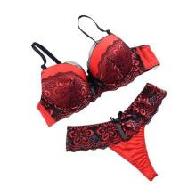 Push Up Bra Sets Sexy Lace Women High Quality Bra Brief Sets French Romantic Intimate Underwear Panty Set